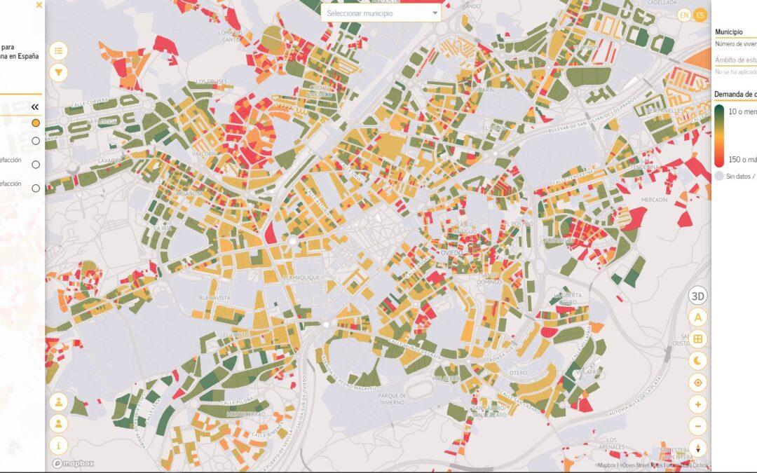 URBAN3R Plataforma de Datos Abiertos para impulsar la regeneración urbana en España