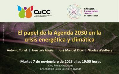 El papel de la Agenda 2030 en la crisis energética y climática