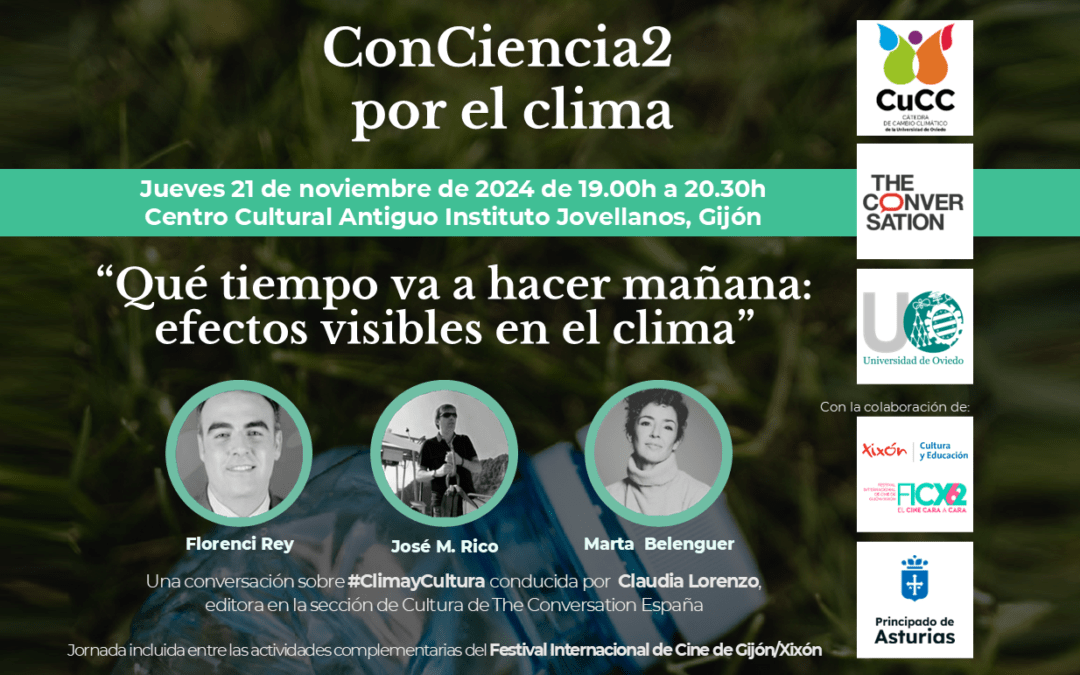 Publicados los videos de la tercera jornada del ciclo ConCiencia2 por el clima