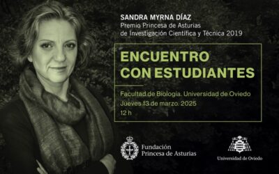 Encuentro de Sandra Myrna Díaz con estudiantes universitarios