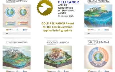 Juan Hernaz recibe el PELIKANOR GOLD Award 2025 por las láminas didácticas de la CuCC