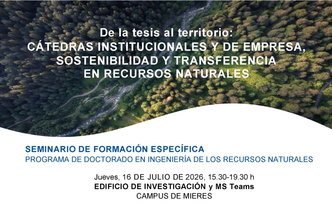 Vídeos del seminario DIRENA «De la tesis al territorio» sobre sostenibilidad y transferencia en recursos naturales
