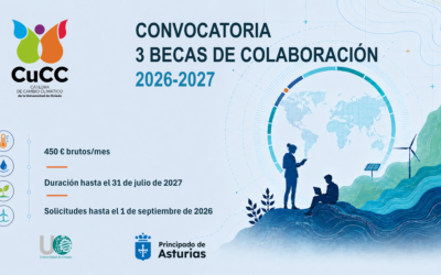 La Universidad de Oviedo convoca tres becas de colaboración para la Cátedra de Cambio Climático